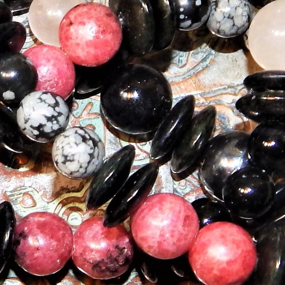 BoHo Gemstone Lovers Dream Heavy Necklace - Picture 11 of 16